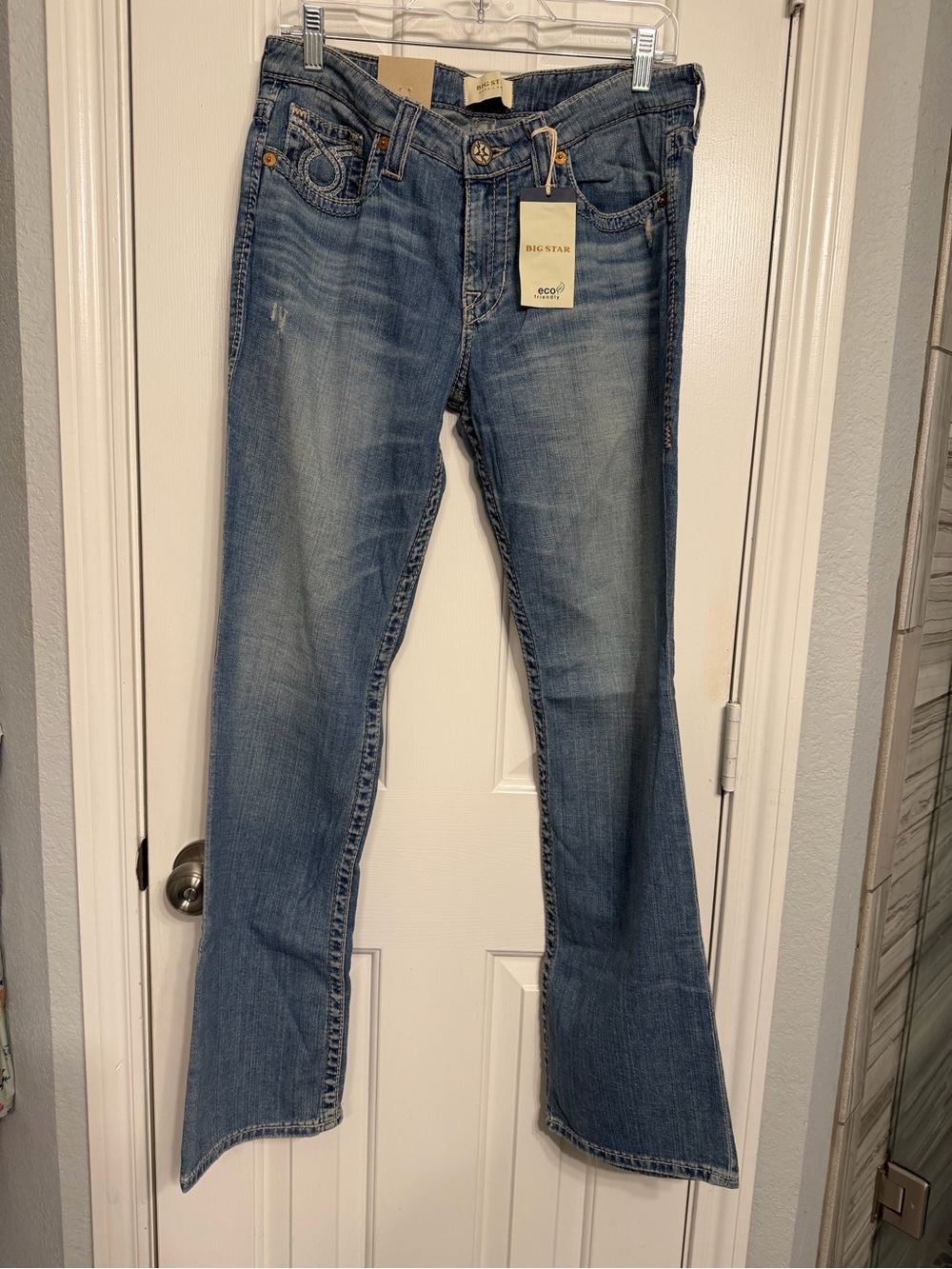 Big Star Women's Light Blue Flare Jeans